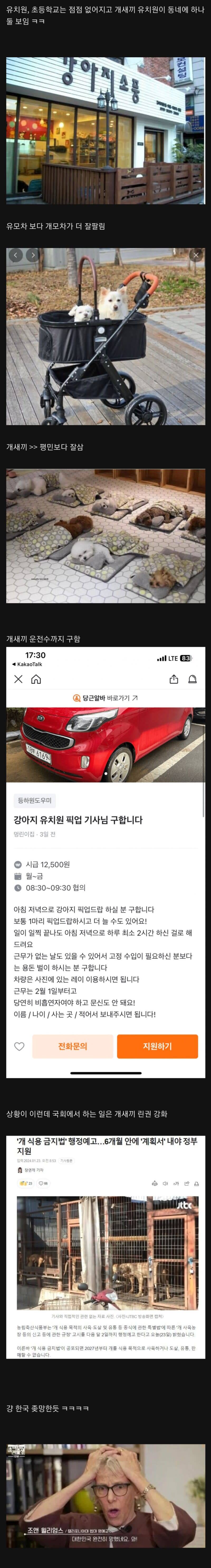 [이슈/유머]한국이 망해가는게 느껴지는 현상